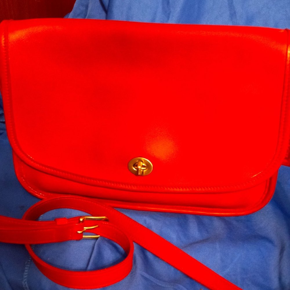 Red Coach Purse
